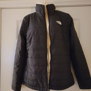 New The North Face Womens Navy Jacket- Mossbud Insulated Fully Reversible